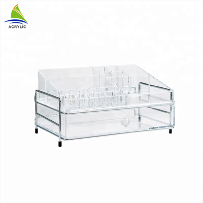 Tabletop σαφής διοργανωτής 1 ακρυλικός κάτοχος Makeup συρταριών