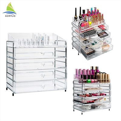 Το δώρο συμπαγές Makeup Χριστουγέννων ακρυλικό κοκκινίζει διοργανωτής