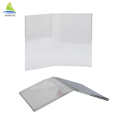 Frameless τετραγωνική ακρυλική στάση πλαισίων φωτογραφιών γραφείων ακρυλική επάνω στα πλαίσια