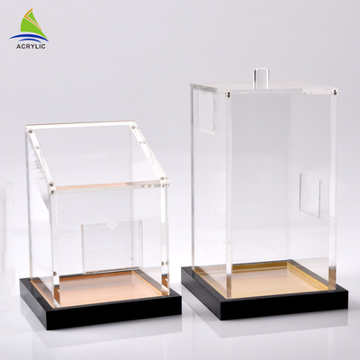 Countertop μικρή ακρυλική επίδειξης αποθήκευσης εκτύπωση οθόνης μεταξιού επιφάνειας κιβωτίων ομαλή