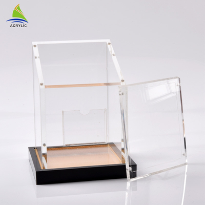 Countertop μικρή ακρυλική επίδειξης αποθήκευσης εκτύπωση οθόνης μεταξιού επιφάνειας κιβωτίων ομαλή