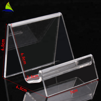 Κορυφαίος βαθμός ακρυλικό Desktop Mobile Display Stand για το κατάστημα