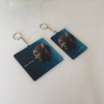 Τυπωμένη μόδα συνήθεια ακρυλικό Keychains για τη διαφήμιση των δώρων εύκολων να καθαρίσουν