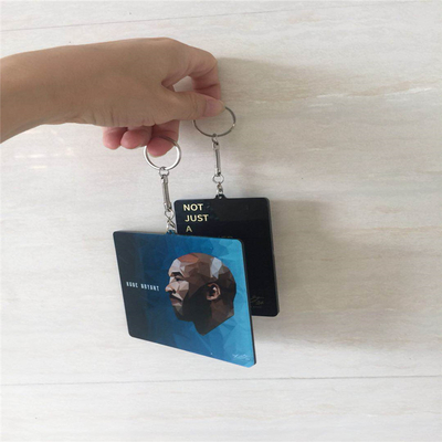 Τυπωμένη μόδα συνήθεια ακρυλικό Keychains για τη διαφήμιση των δώρων εύκολων να καθαρίσουν