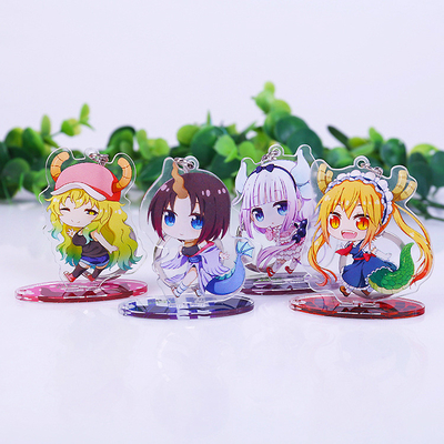 Countertop συνήθειας ο ακρυλικός αριθμός Anime όρθιων επιβατών περίπτωσης επίδειξης τύπωσε ακρυλικό Keychain