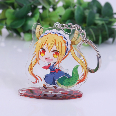 Countertop συνήθειας ο ακρυλικός αριθμός Anime όρθιων επιβατών περίπτωσης επίδειξης τύπωσε ακρυλικό Keychain