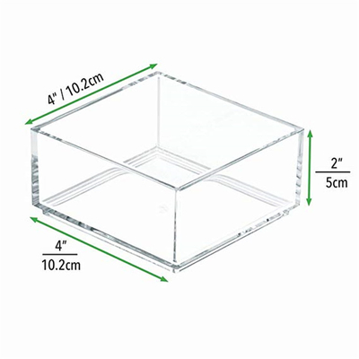 Προσαρμοσμένοι σαφείς Lucite 4x6 ακρυλικοί κάτοχοι φυλλάδιων/κολλώδης κάτοχος σημειωματάριων εγγράφου